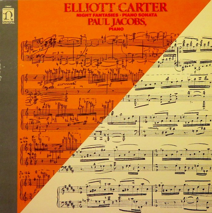 Convención Vicio Astrolabio Paul Jacobs: Elliott Carter: Night Fantasies; Piano Sonata | Discography | Elliott  Carter, composer