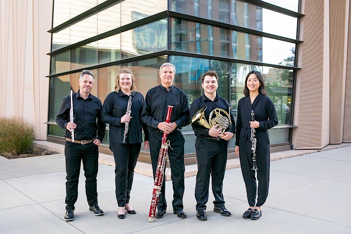 <p>The Wingra Wind Quintet. Photo courtesy of Mead Witter School of Music, University of Wisconsin–Madison.</p>